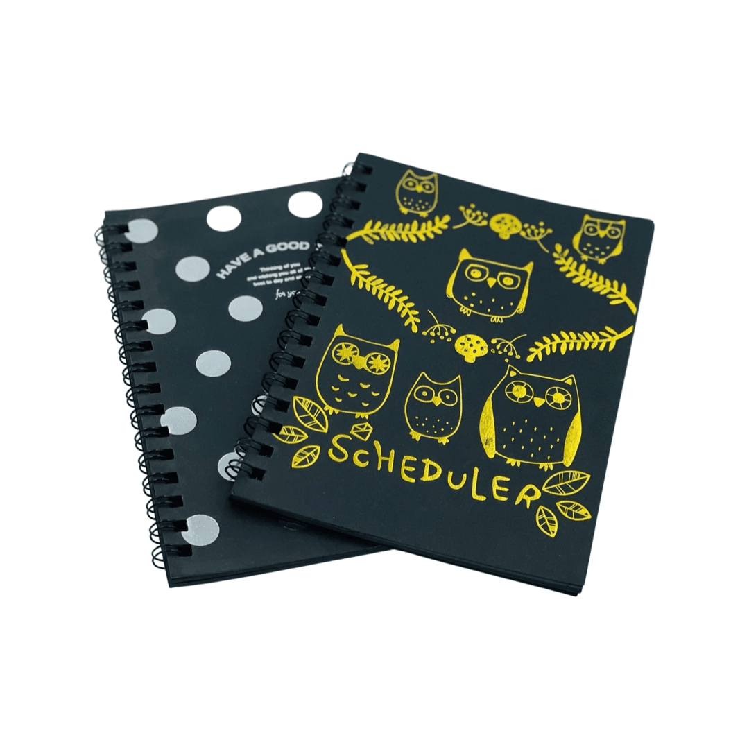 Libreta Hojas negras pequeña Dingli1