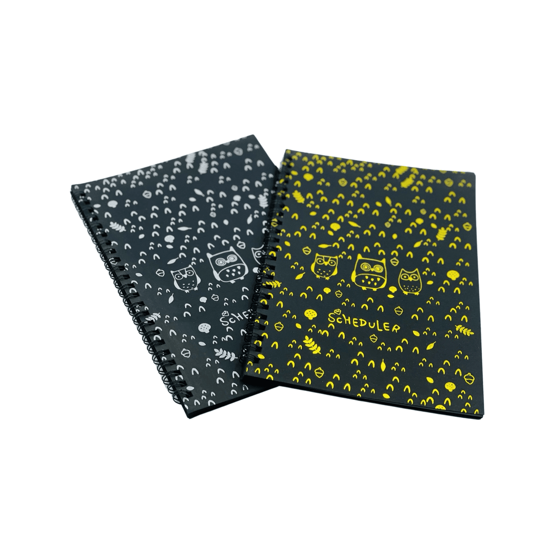 Libreta Hojas negras mediana Dingli1