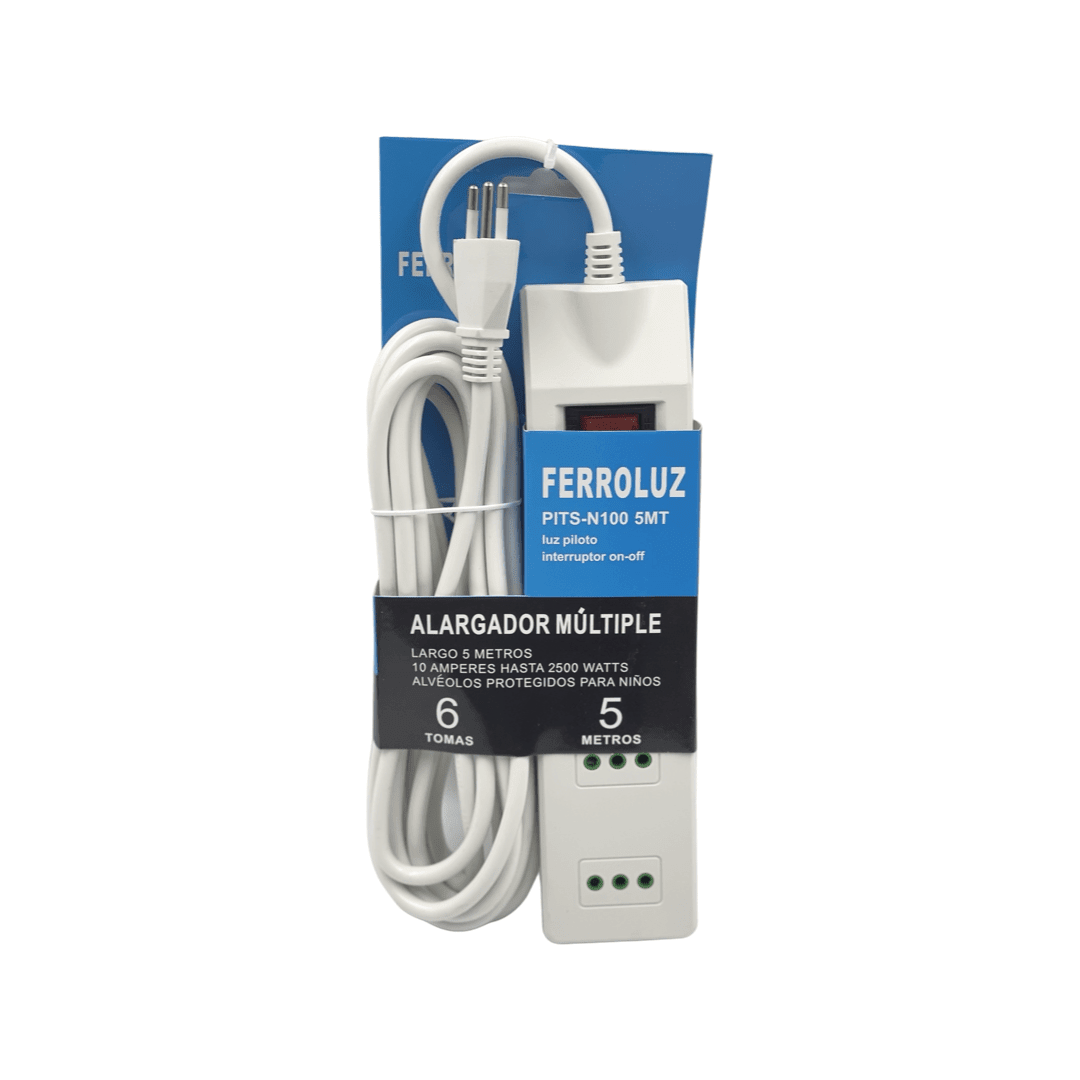 Alargador Ferroluz Certif. 5M c/interruptor1