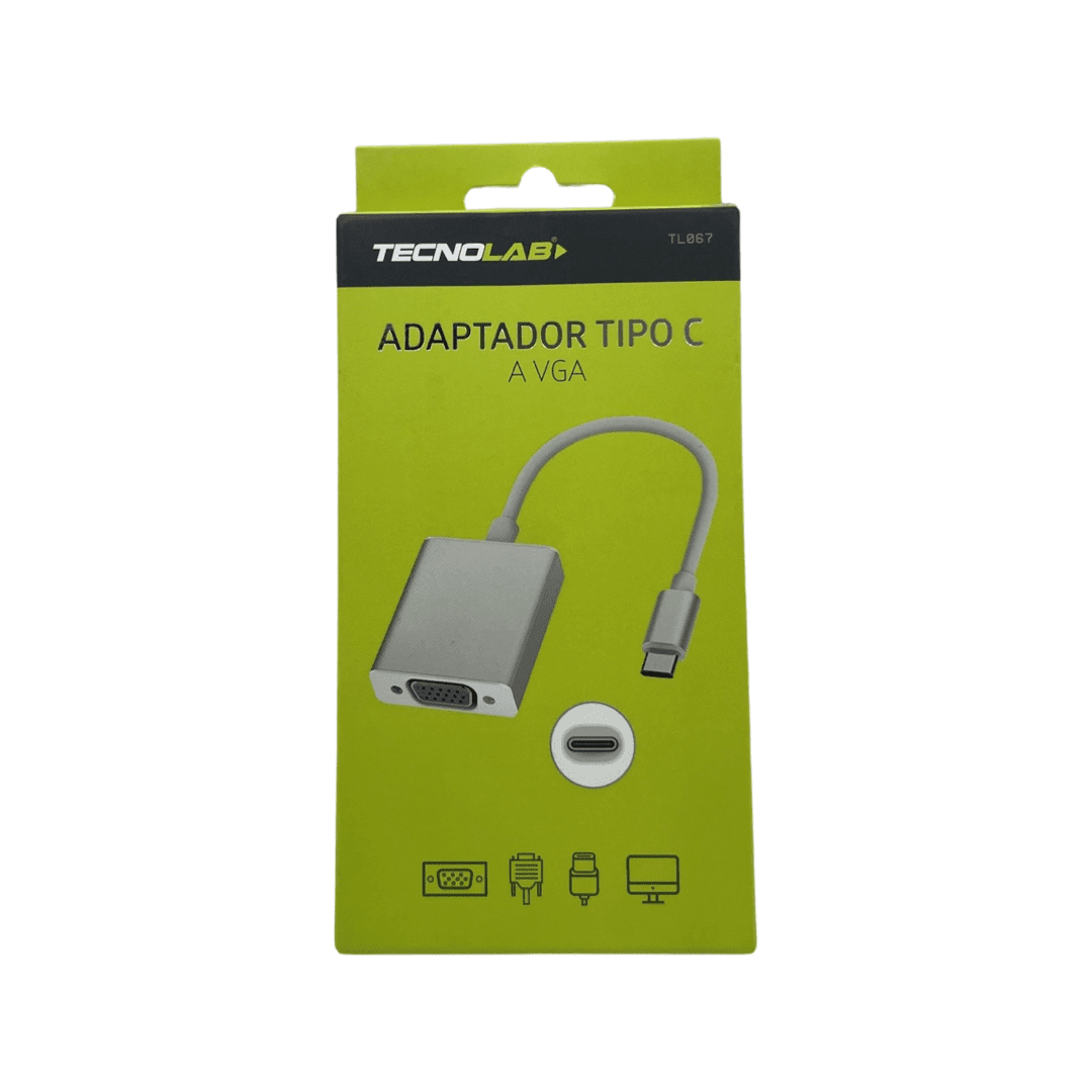 Adaptador Tipo C 3,1 a VGA Tecnolab TL0672