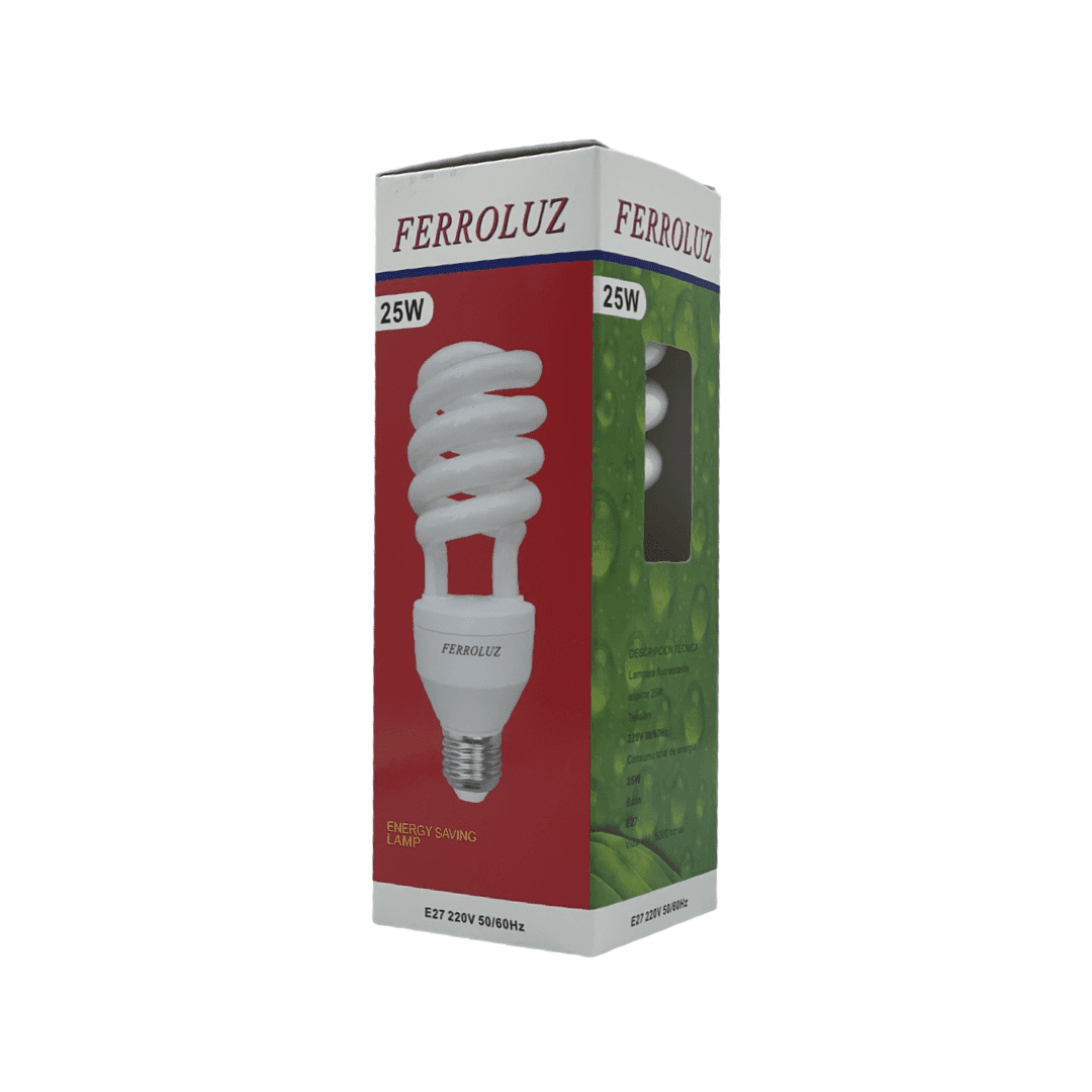 Ampolleta ahorro Ferroluz 25w1