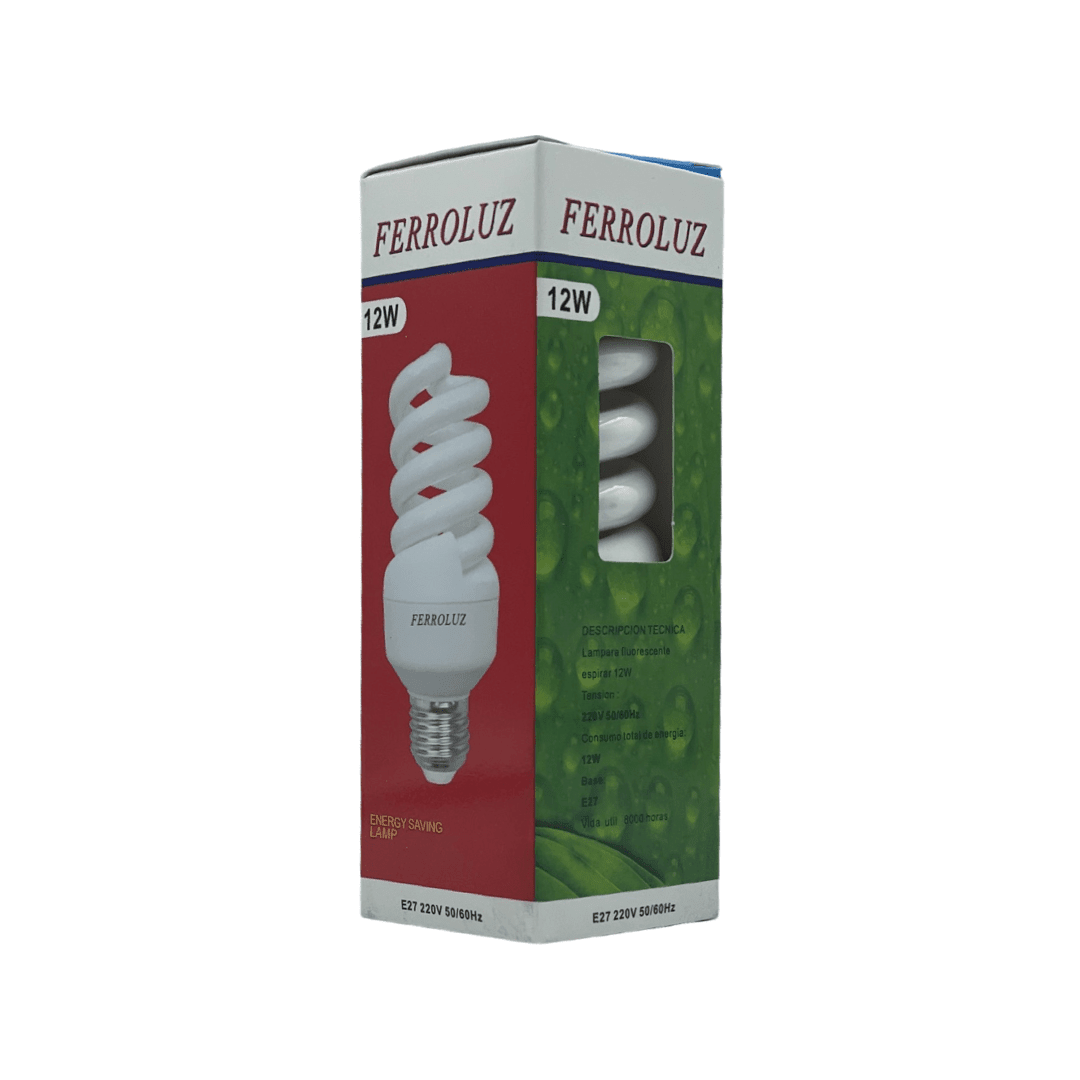 Ampolleta ahorro Ferroluz 12w1
