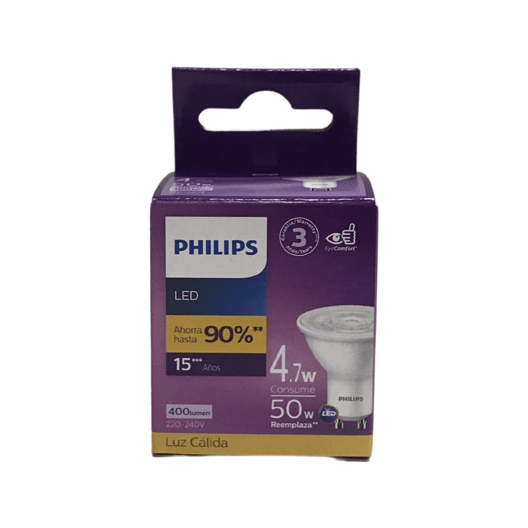 Ampolleta Led Philips GU10 50w1