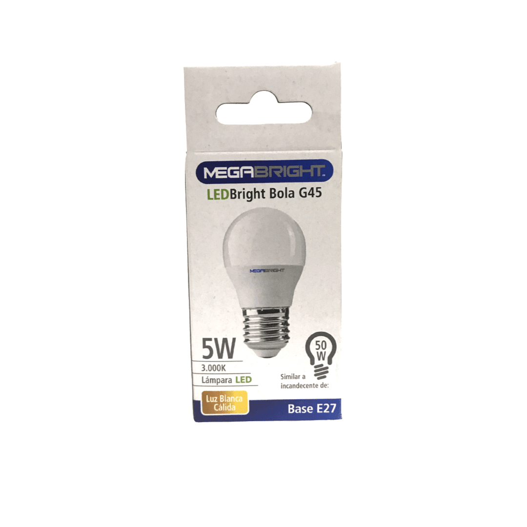 Ampolleta Led Megabright E27 bola cálida2
