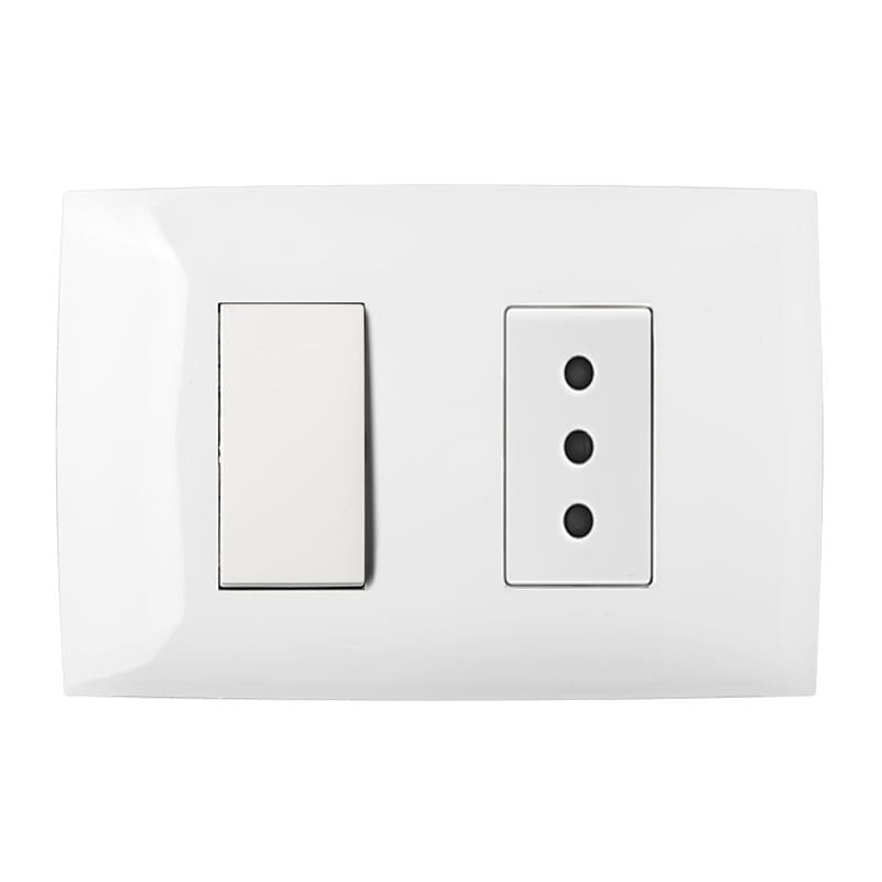 Interruptor + Enchufe de Pared Stanford1