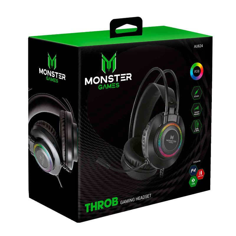Fono Gamer Monster Throb U6241