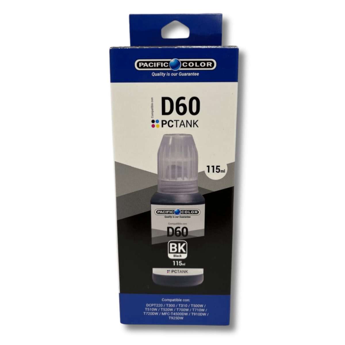 Tinta Pacific Color 115ml compatible con Brother D60 PCTank1