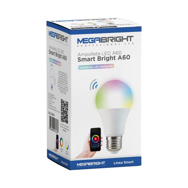 Ampolleta Led color A60 Inteligente5