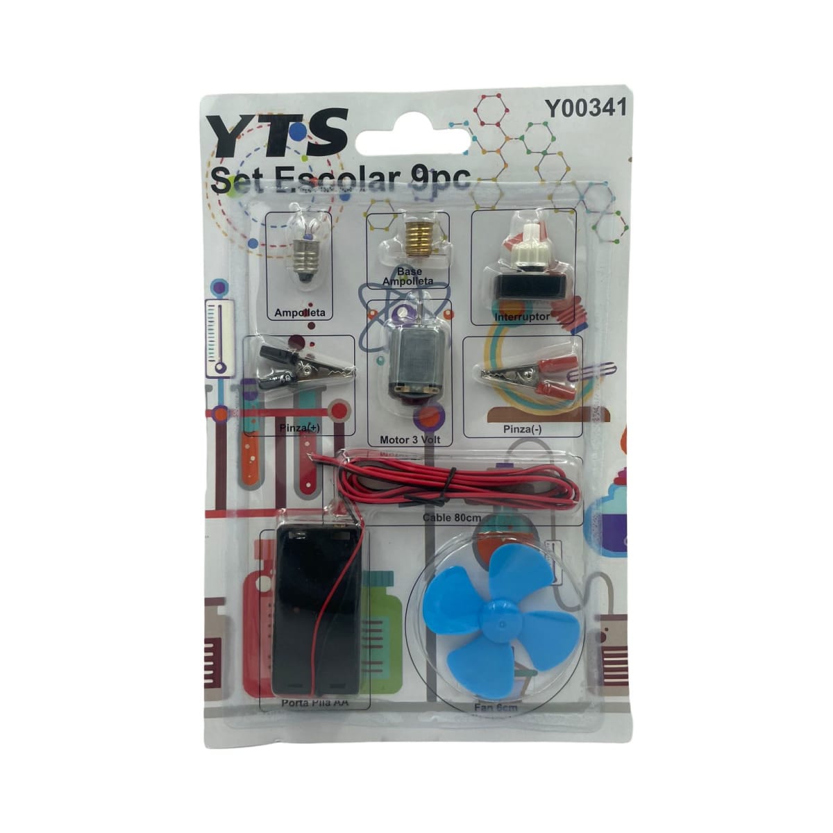 Set Eléctrico circuito escolar con Motor1