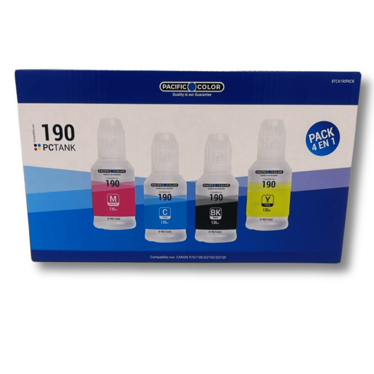 Pack Tintas 135ml compatibles con Canon 190 PCTank1