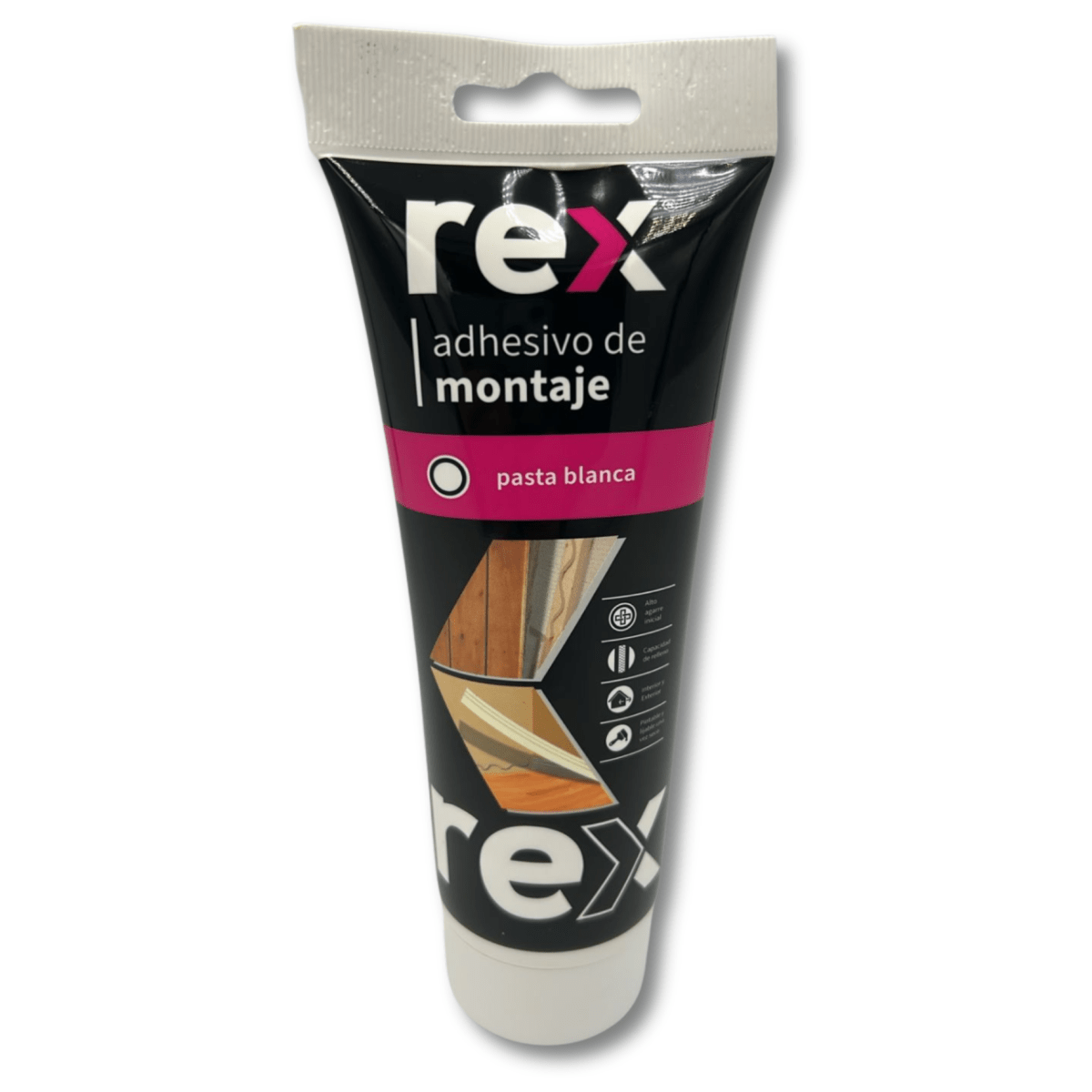 Adhesivo de Montaje Rex Pasta Blanca 250ml1