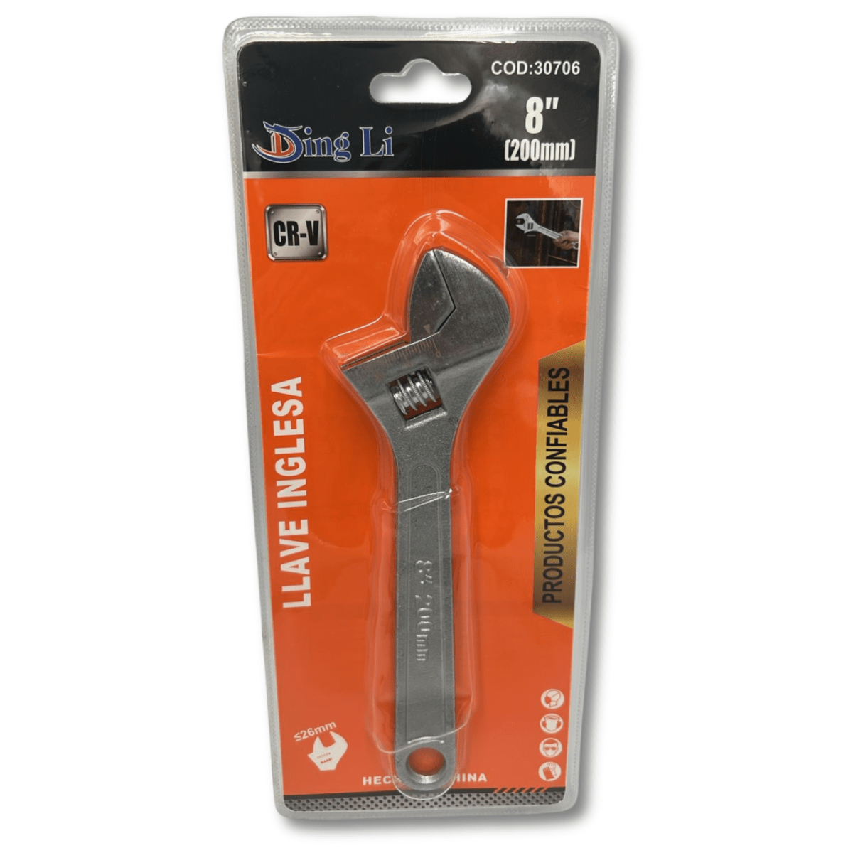 Llave Inglesa 8'' 200mm DingLi 307061