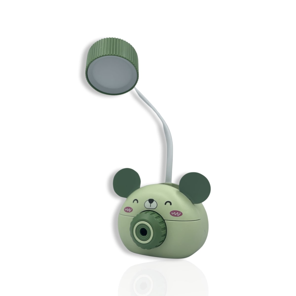 Lampara de Mesa con portalápices y sacapuntas animales4