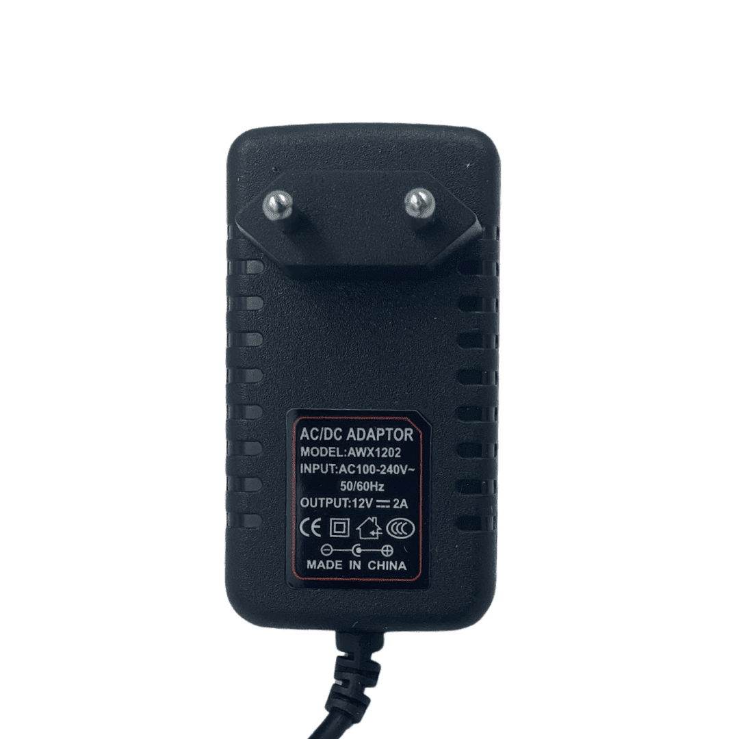 Eliminador de pilas 12V/2A doble plug2