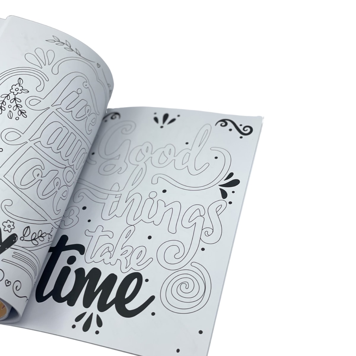 Libro para colorear Lettering Art and Craft6