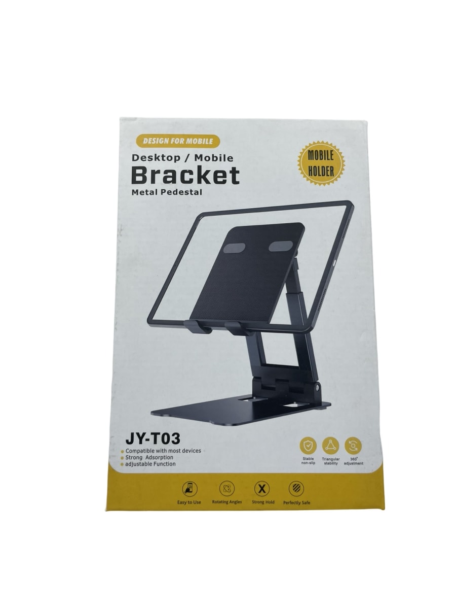 Soporte Tablet pedestal doble barra JY-T033
