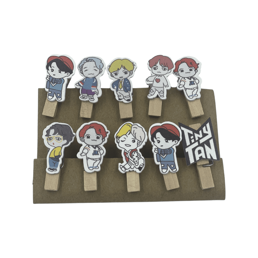 Perritos Diseños x 10 unidades Wooden Clip2