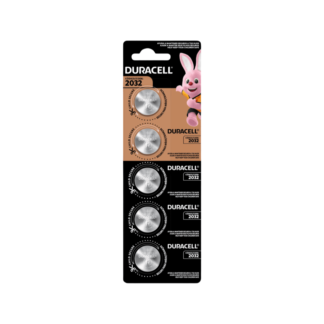 Pila Duracell DL/CR 2032 3v Tira 5 unidades1