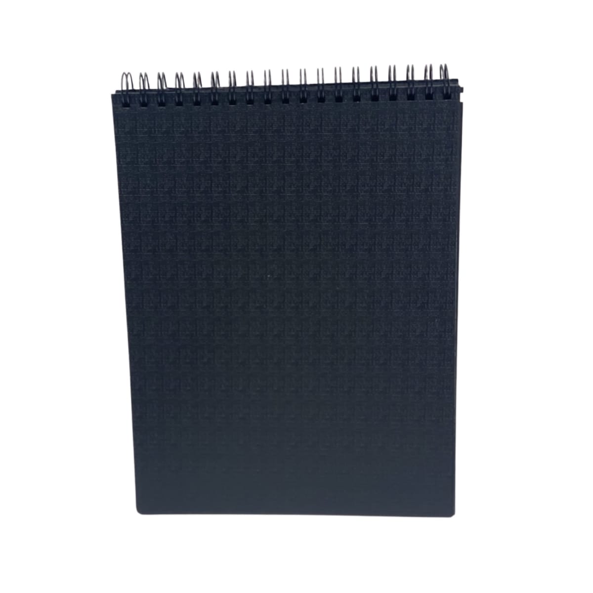 Croquera media Carta hojas negras doble espiral3