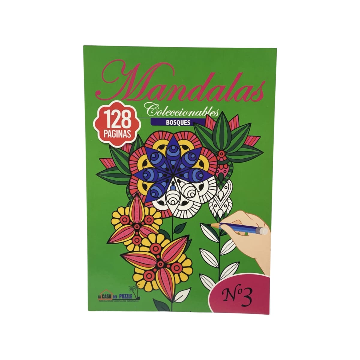 Libro 128 paginas para colorear Mandalas y otros4