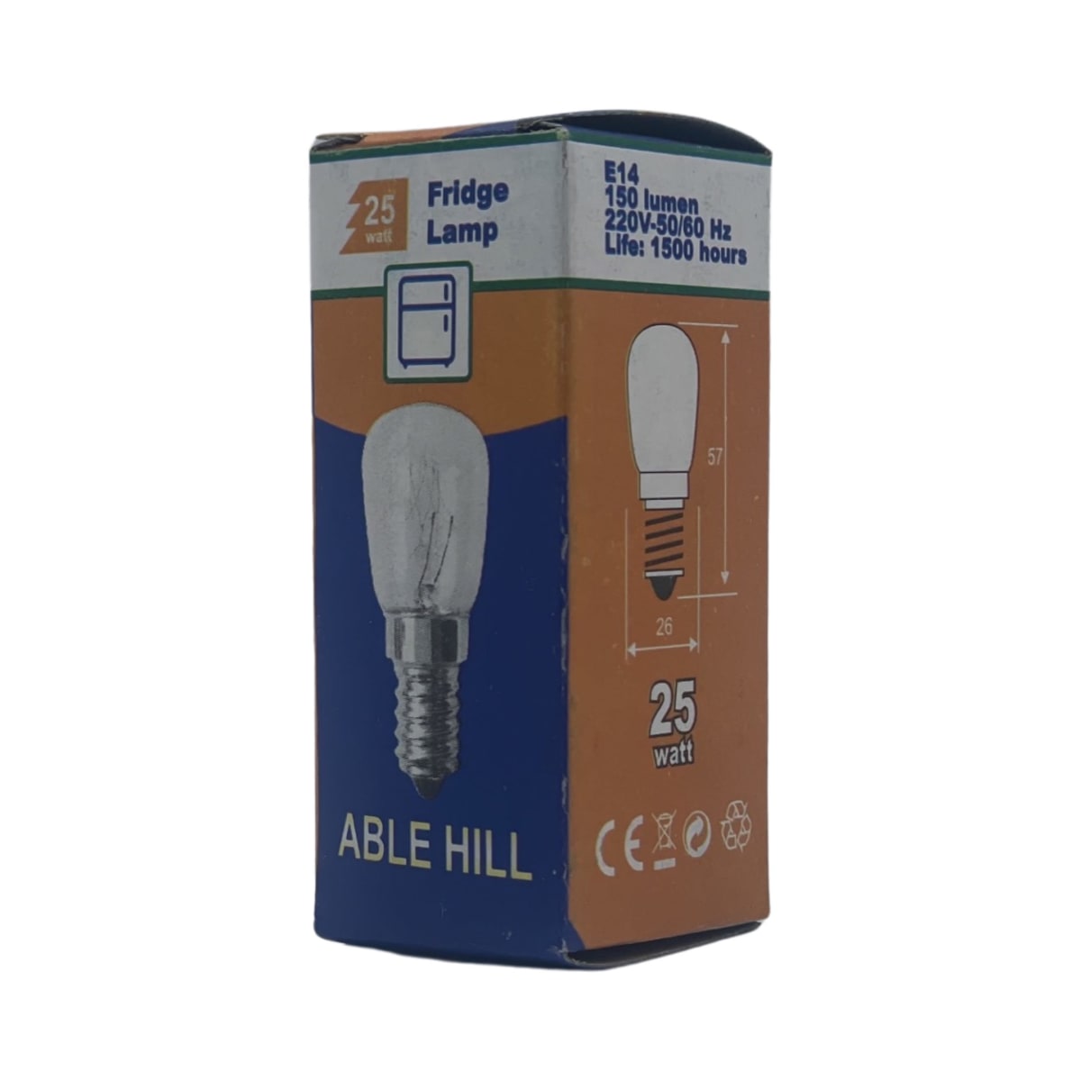 Ampolleta Able hill Refrigerador E14 25W2