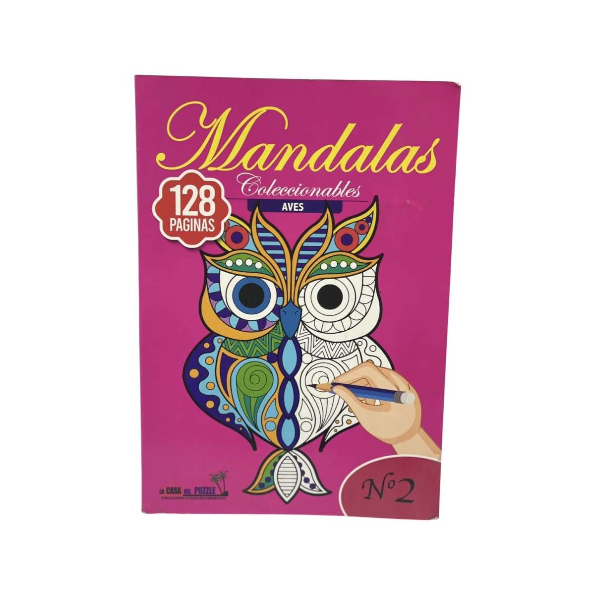 Libro 128 paginas para colorear Mandalas y otros7