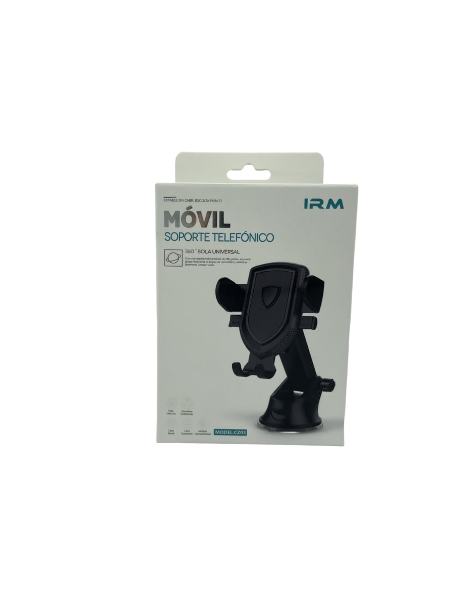 Soporte auto celular IRM11767 ventosa2