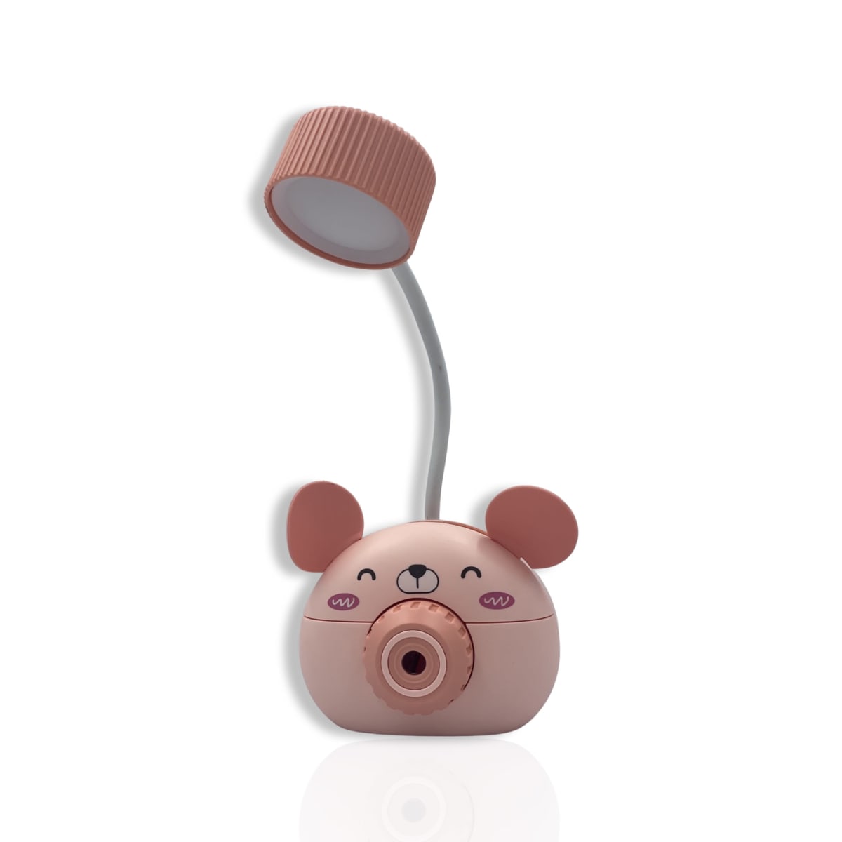 Lampara de Mesa con portalápices y sacapuntas animales3