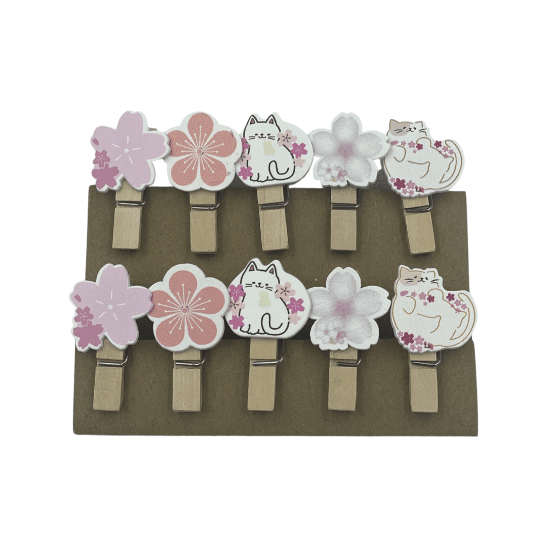Perritos Diseños x 10 unidades Wooden Clip5