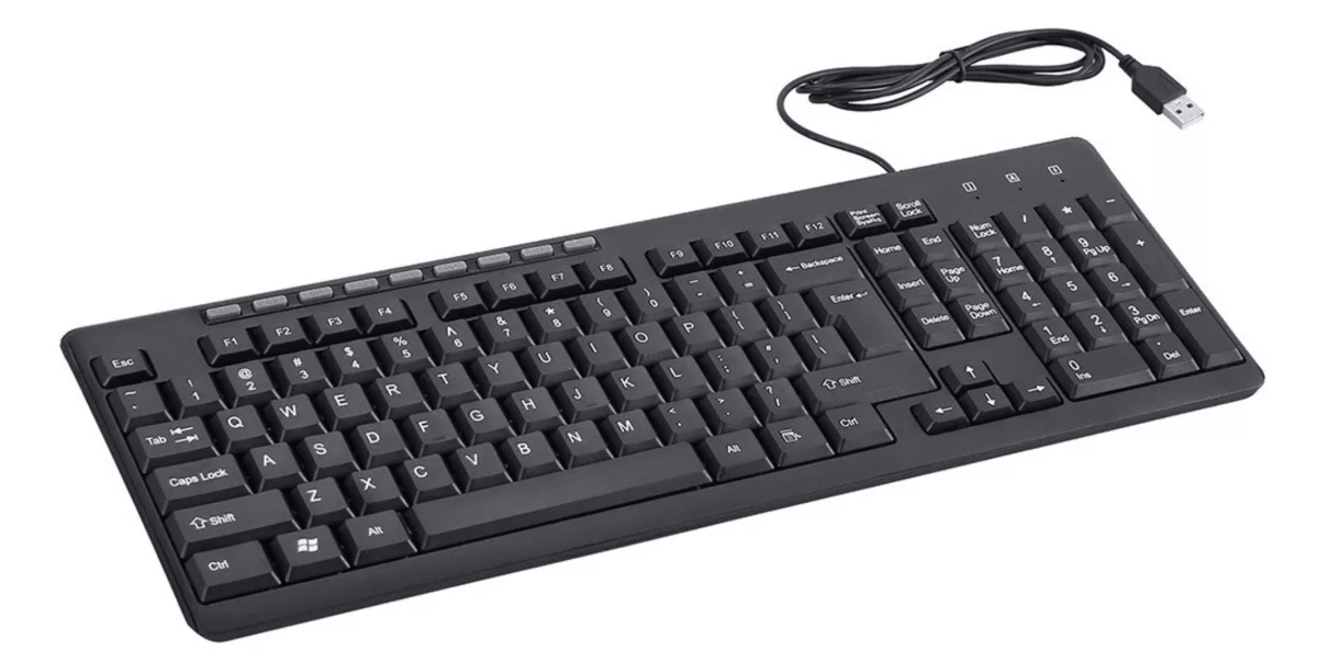 Teclado RCA USB Multimedia T1501