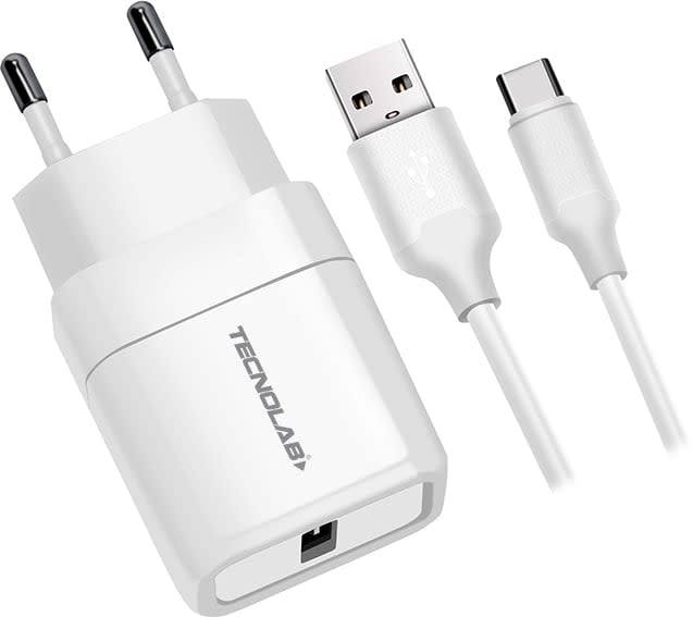 Cargador tipo C Tecnolab 1USB Certificado1