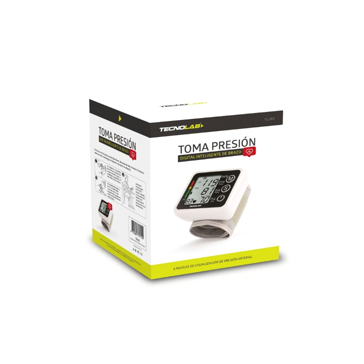 Tensiometro Toma presion digital Tecnolab TL163 a pila2