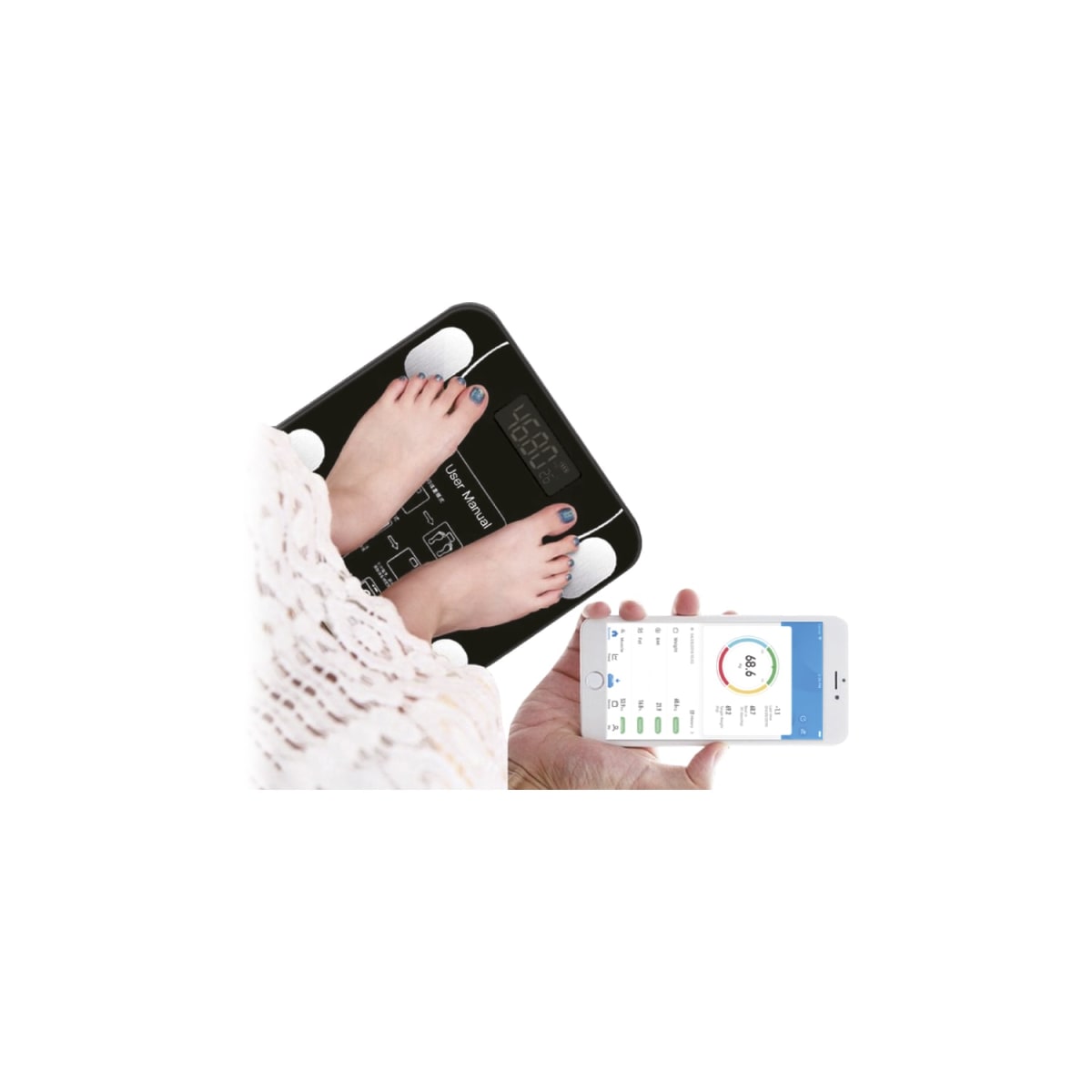 Pesa balanza de baño digital BT Tecnolab TL3263