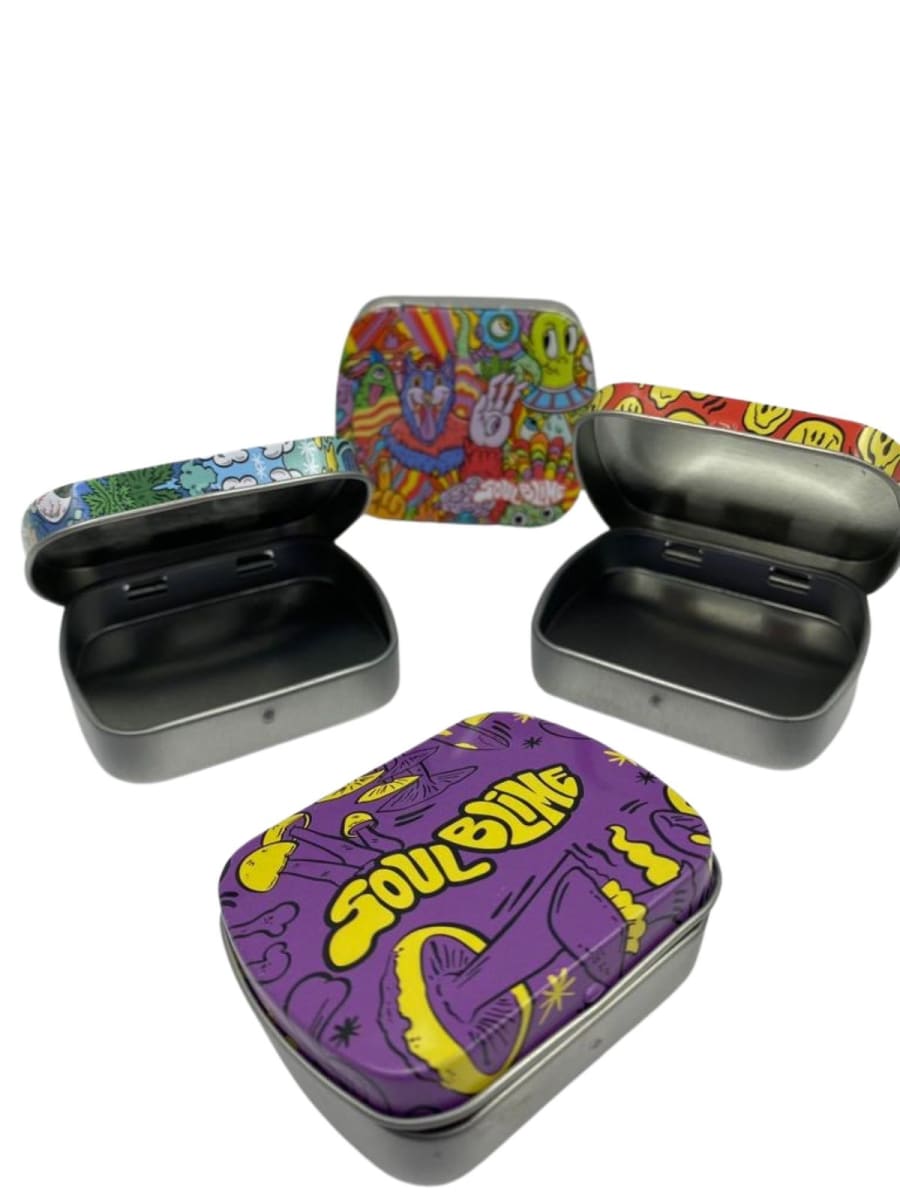Cajita Metal Mini Tin Box SoulBlime1