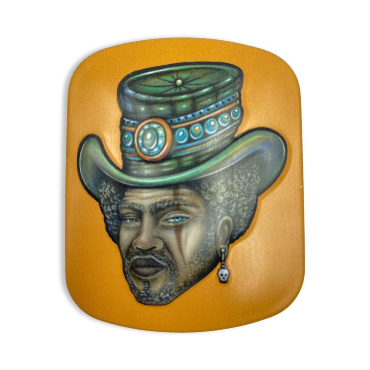 Cajita Metal / Mini  Tin Box Lion Rolling Circus2