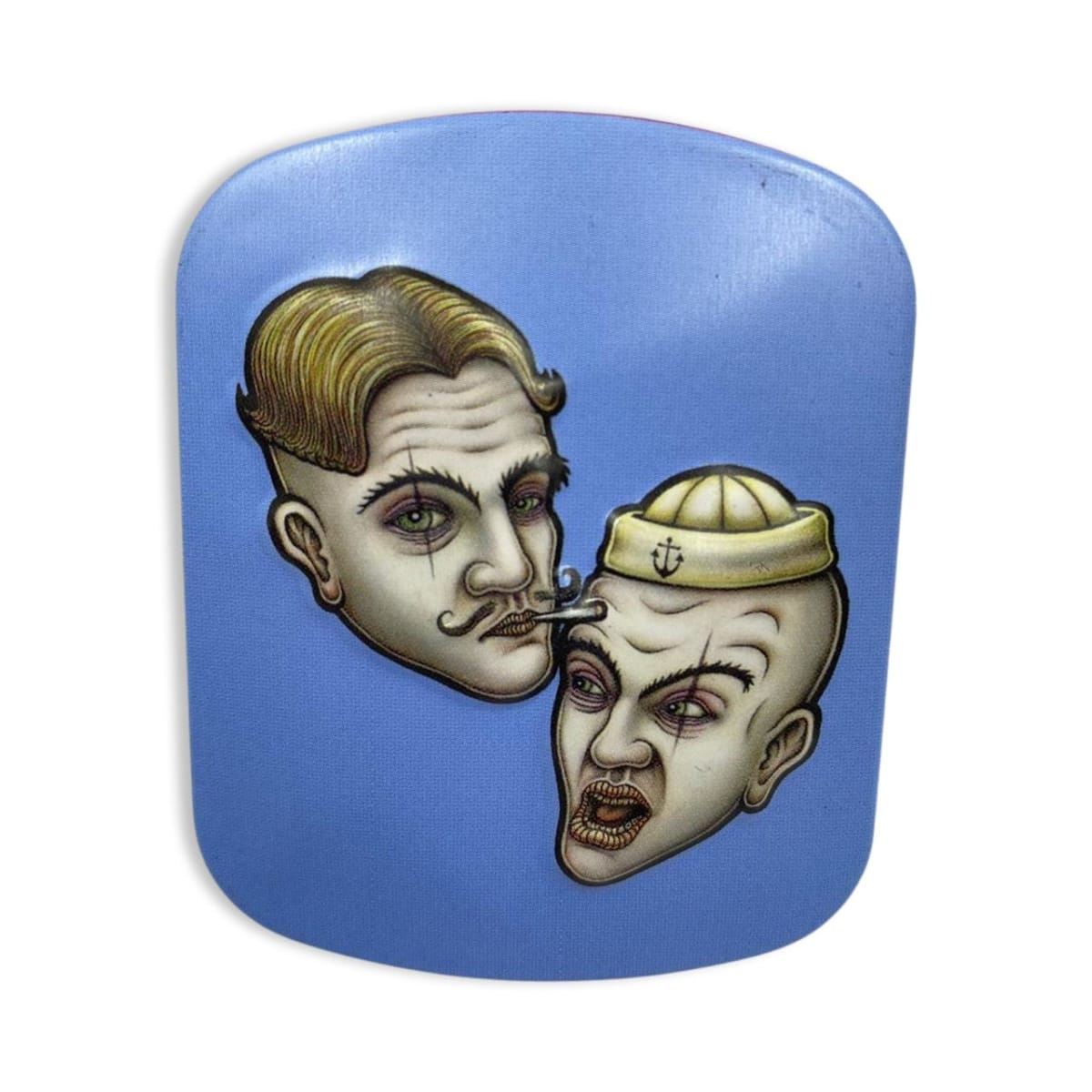 Cajita Metal / Mini  Tin Box Lion Rolling Circus4
