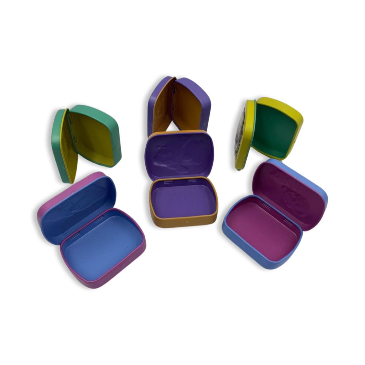 Cajita Metal / Mini  Tin Box Lion Rolling Circus6