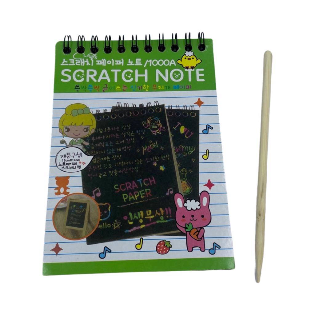 Libreta Rainbow Scratch Note 10x14cms Pequeña1