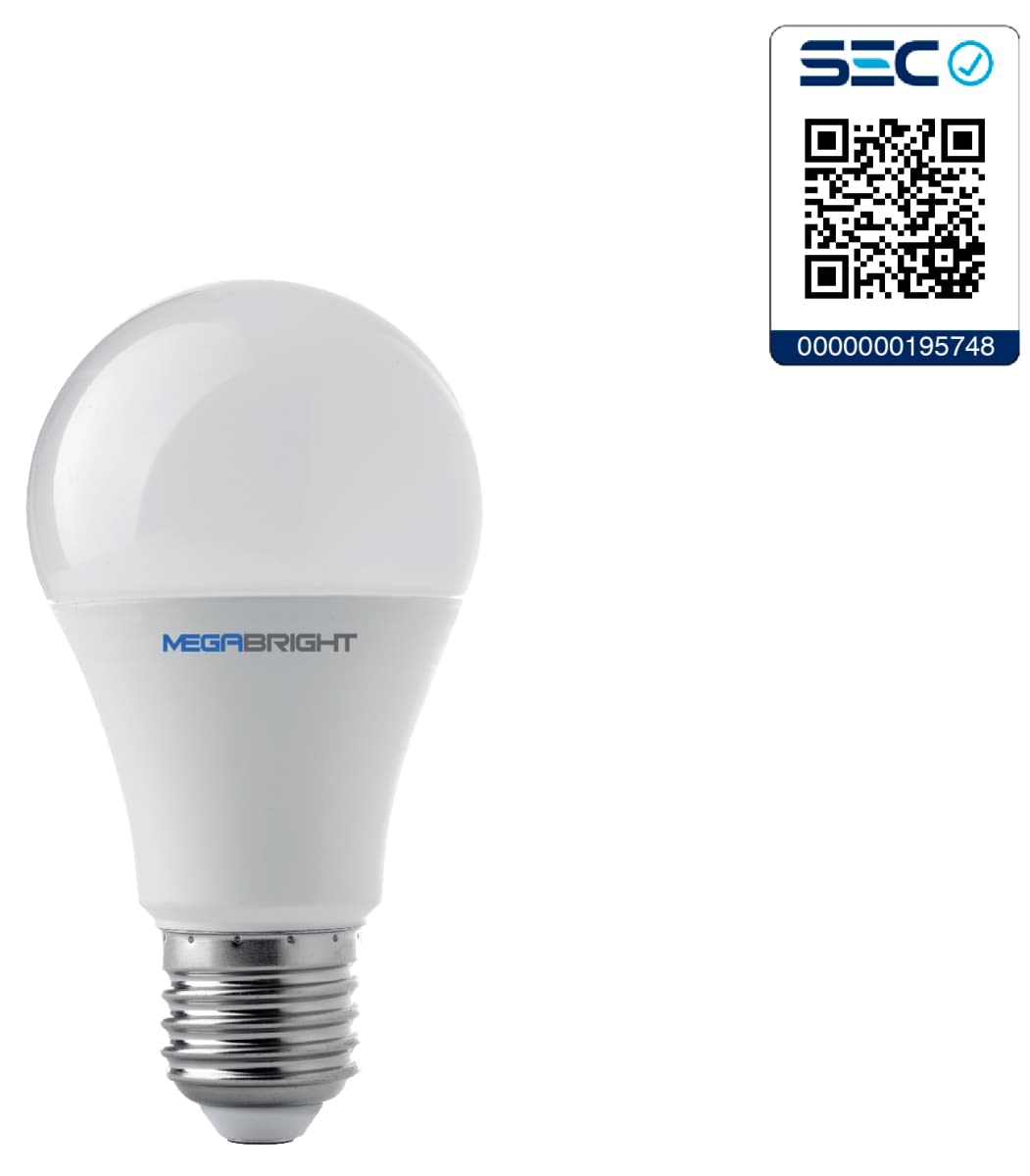 Embalaje Ampolleta Led Megabright E27 9W Fría 64 unidades2