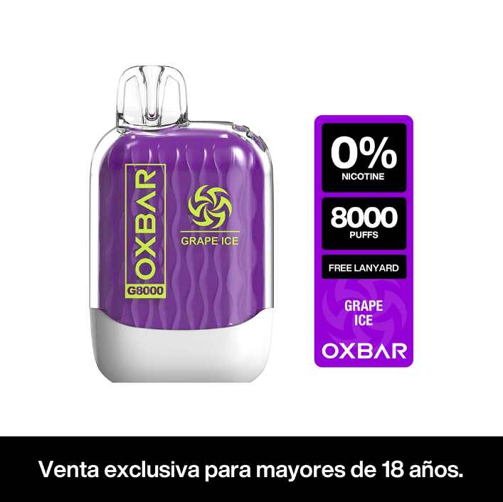 Vaper OXBAR G8000 puffs Zero Nic3