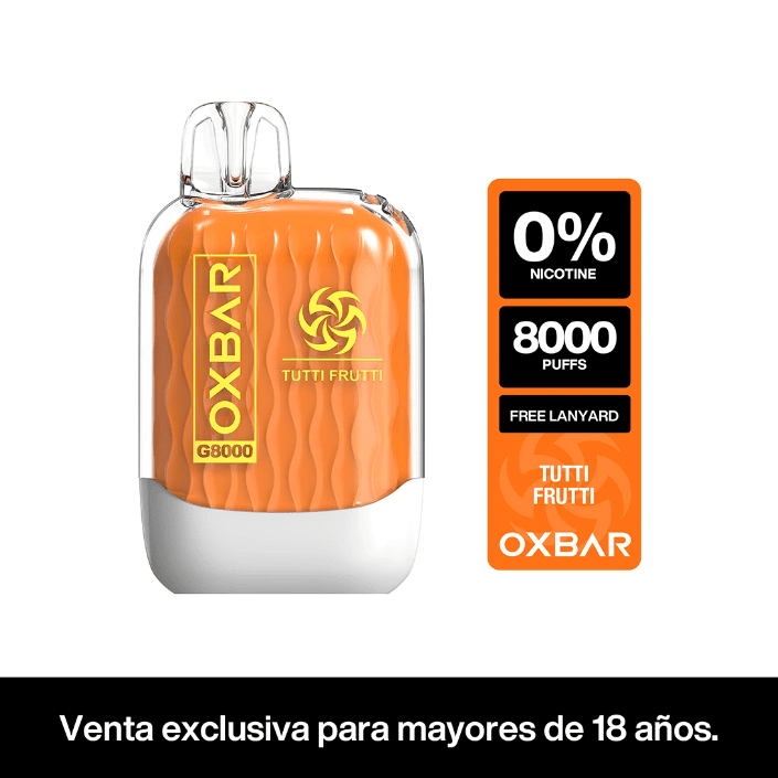 Vaper OXBAR G8000 puffs Zero Nic6