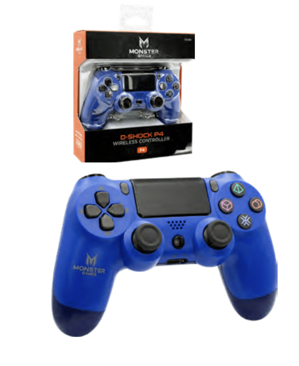 Joystick Inalámbrico Compatible PS4 Monster 5065 Bluetooth con Vibración y Panel Táctil6