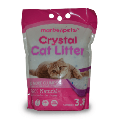 Arena para Gatos - Crystal Cat Litter 3.8L