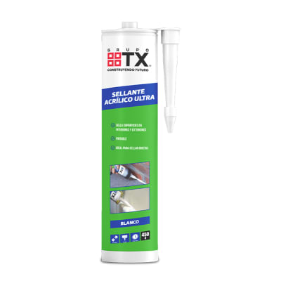 Sellante Acrílico Ultra Blanco - 450g
