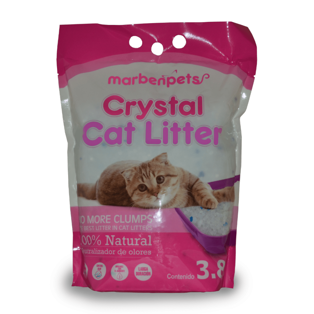 Arena para Gatos - Crystal Cat Litter 3.8L1