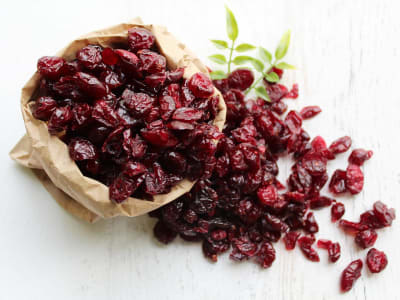 Fruta deshidratada y confitada