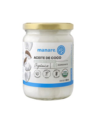 ACEITE DE COCO sin olor sin sabor 500 ml