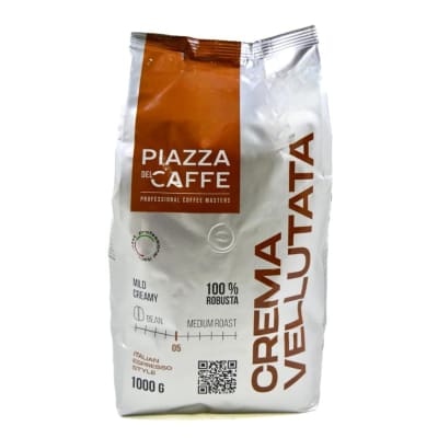 CAFÉ EN GRANO 1 Kilo CREMA VELLUTATA - Piazza del Caffe