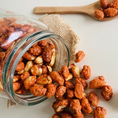 MANI CONFITADO NARANJA