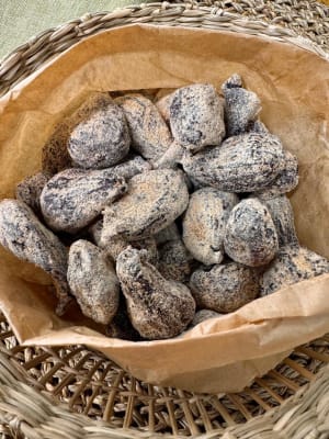 HIGOS SECOS CON HARINA TOSTADA